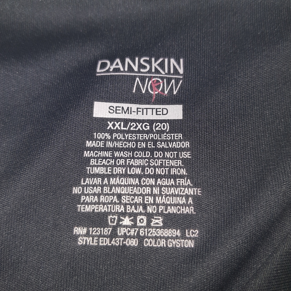 Danskin Womens Gray Neon Lime Green Track Jacket XXL - Picture 9 of 10